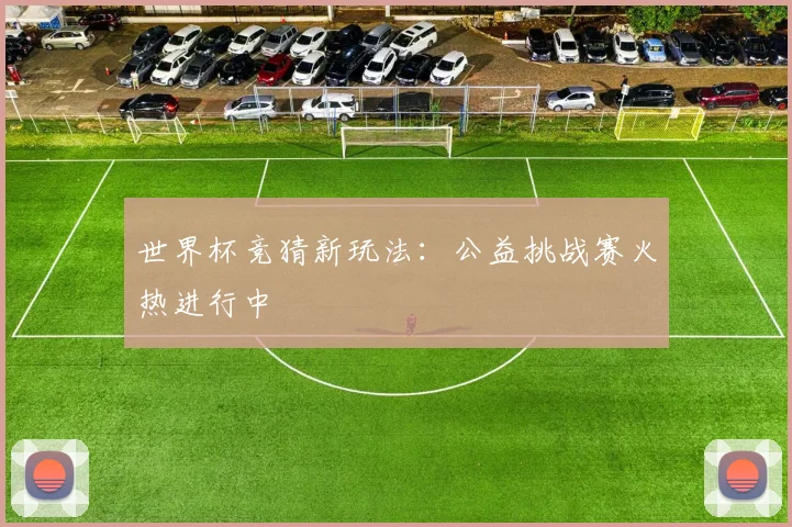 世界杯竞猜新玩法：公益挑战赛火热进行中